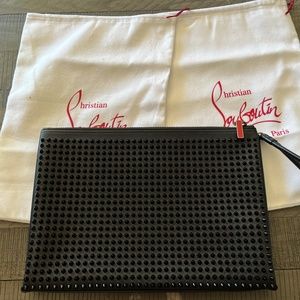 Christian Louboutin brand new bag with black spikes